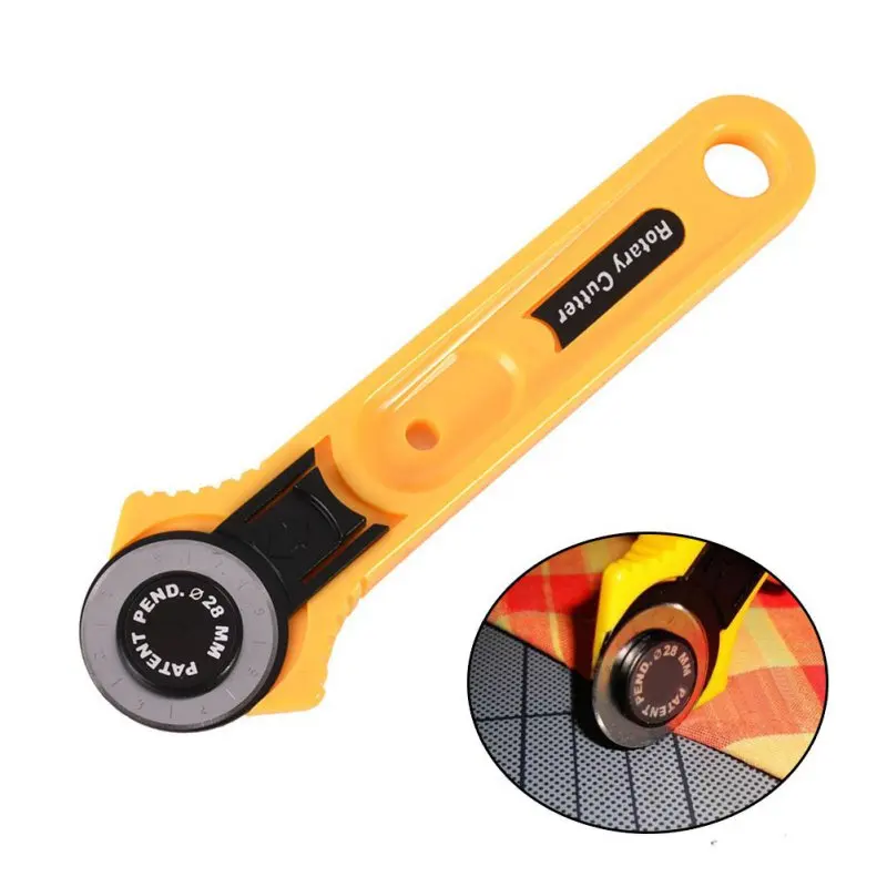 Круглый нож для вырезания кожи инструменты рукоделия круговой вырез лоскутное