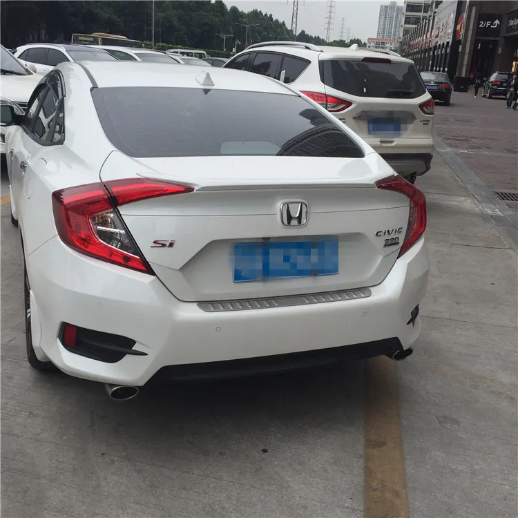 Спойлер для Honda Civic 2016-2018 высококачественный спойлер из АБС-пластика заднего
