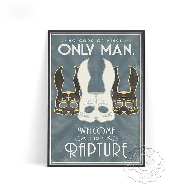 

Плакаты Bioshock на холсте BJYWDAP