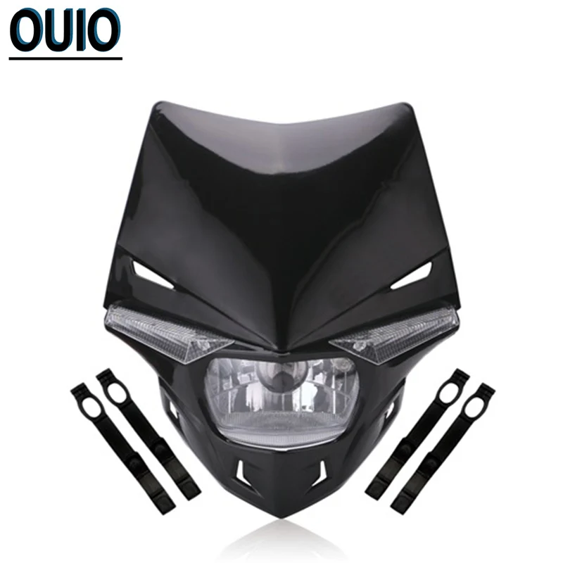 Motorcycle Headlight Mask For KTM 12V Fairing Motocross Enduro Supermoto Dirt Bike Head Light Motor Assembly EXC SX MX |