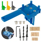 Дюбель для деревообработки джиг косой отверстие локатор сверло ручной сверлильный Doweling кольцевая пила сверла направляющее отверстие локатор для столярных работ