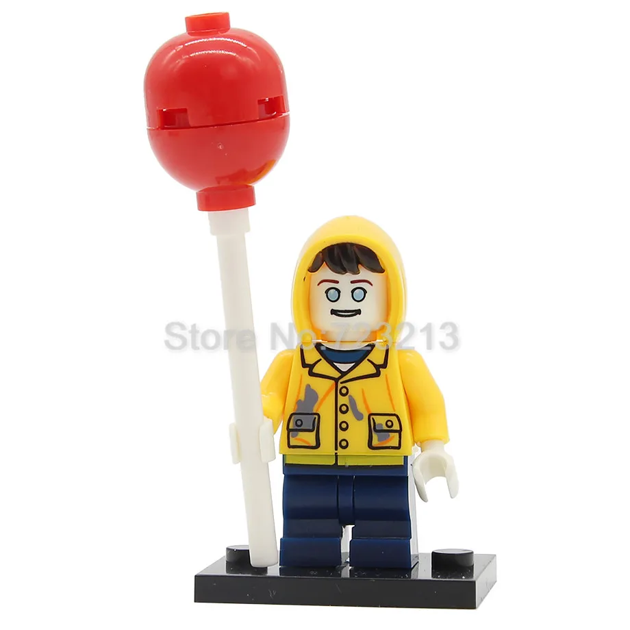 George Фильм это фигурка Одиночная Pennywise Stephen King's It Beverly Marsh Джордж Mike Hanlon модель клоуна строительные блоки кирпичи игрушки - Цвет: George