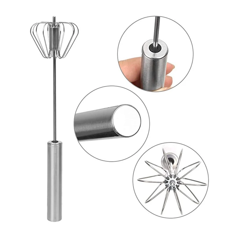 Нержавеющая сталь смеситель 12 дюймов яйцо колотушки ручной Пресс Бетономешалка