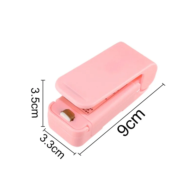 

Portable Mini Sealer Home Heat Bag Plastic Food Snacks Bag Sealing Machine Food Packaging Kitchen Storage Bag Clips Kitchen Home
