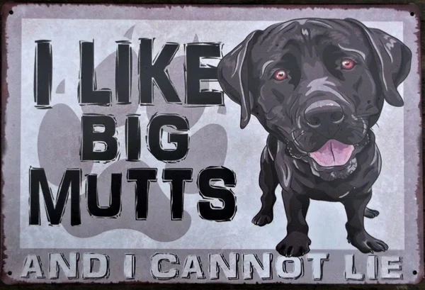 

Dog Metal Tin Sign Vintage Pub Shop Cafe Motorcycle Retro Garage Kitchen