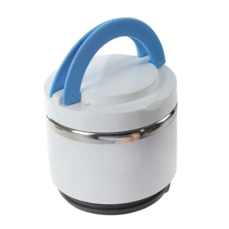 3Layers Thermal Bento Lunch Box Thermos For Food Stainless Steel Insulation Storage food Container Dinnerware Sets Blue |