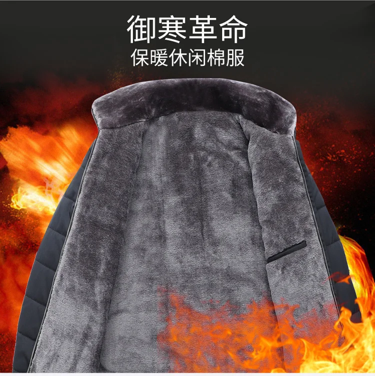 new 10XL 9XL plus size winter warm Jacket for men Loose coats casual mens thick coat male slim casual cotton padded casual warm
