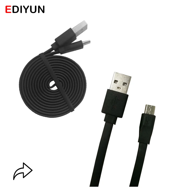 

EDIYUN Micro USB Flat TPE Noodle Power Charging Cable for Samsung S7 edge for Xiaomi Redmi Note4 5 and More Micro USB Devices
