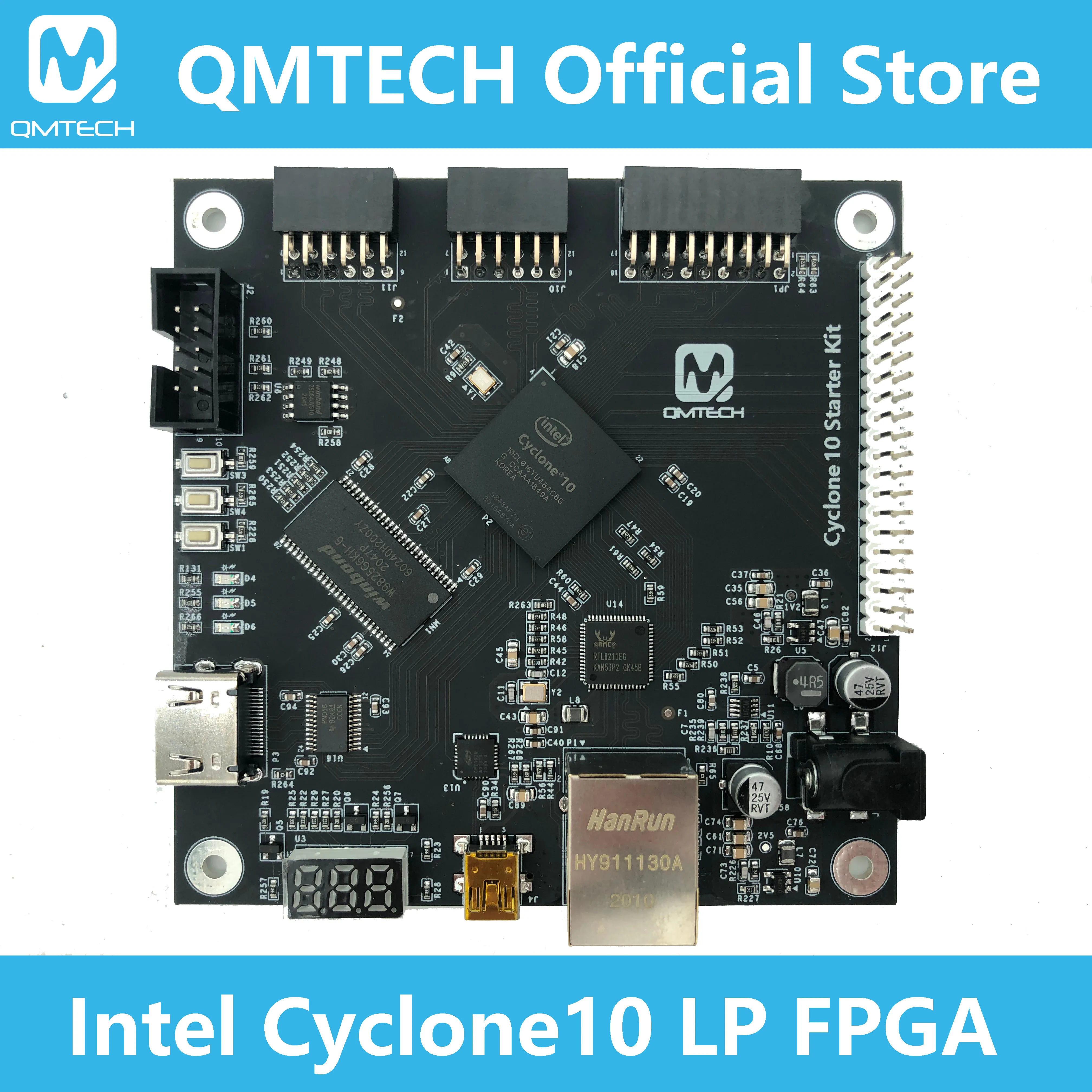 Макетная плата QMTECH Altera Intel FPGA Cyclone 10 Cyclone10 10CL016 SDRAM стартовый комплект HDMI|Аксессуары