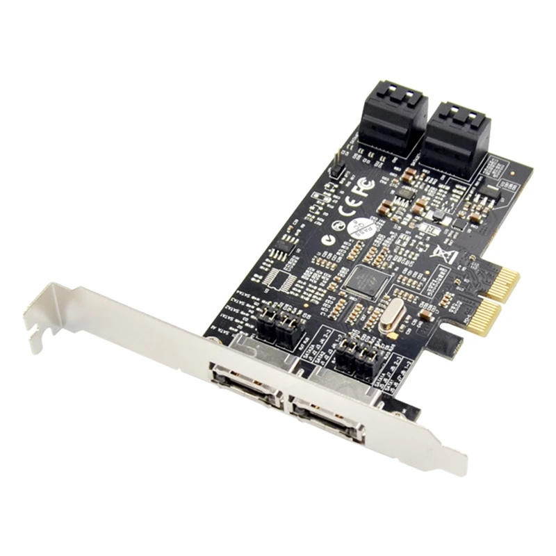 

Плата PCIE к SATA Ⅲ Disk Array, шина PCI Express 2.0X2, интерфейс 88SE9230, плата расширения чипа