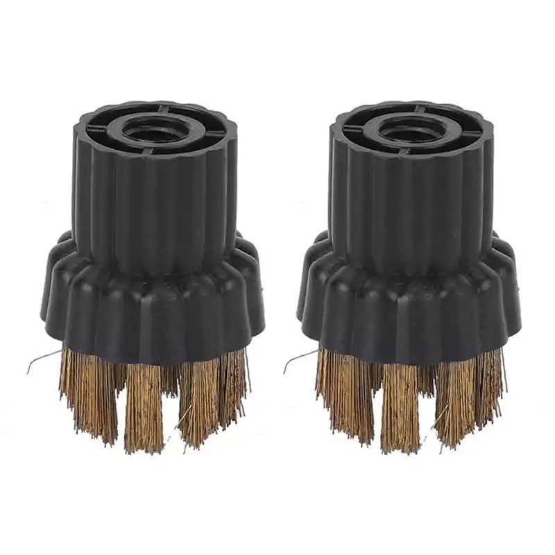

2Pcs Brass Brush Head Replacement Parts Accessories For Steam Mop X5