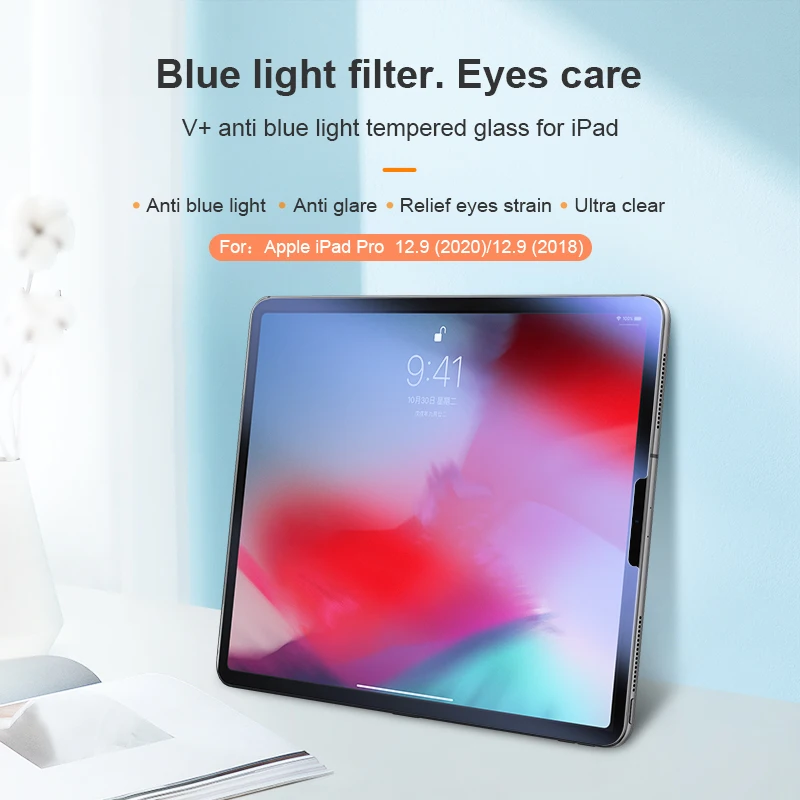 Для iPad Pro 12 9 2021 2020 2018 закаленное стекло Экран протектор NILLKIN антибликовыми