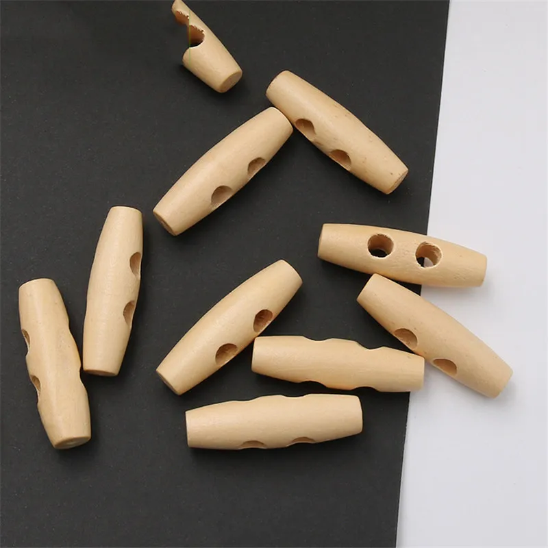 5 шт./компл. деревянные пуговицы ручной работы с 2 отверстиями|Пуговицы| |