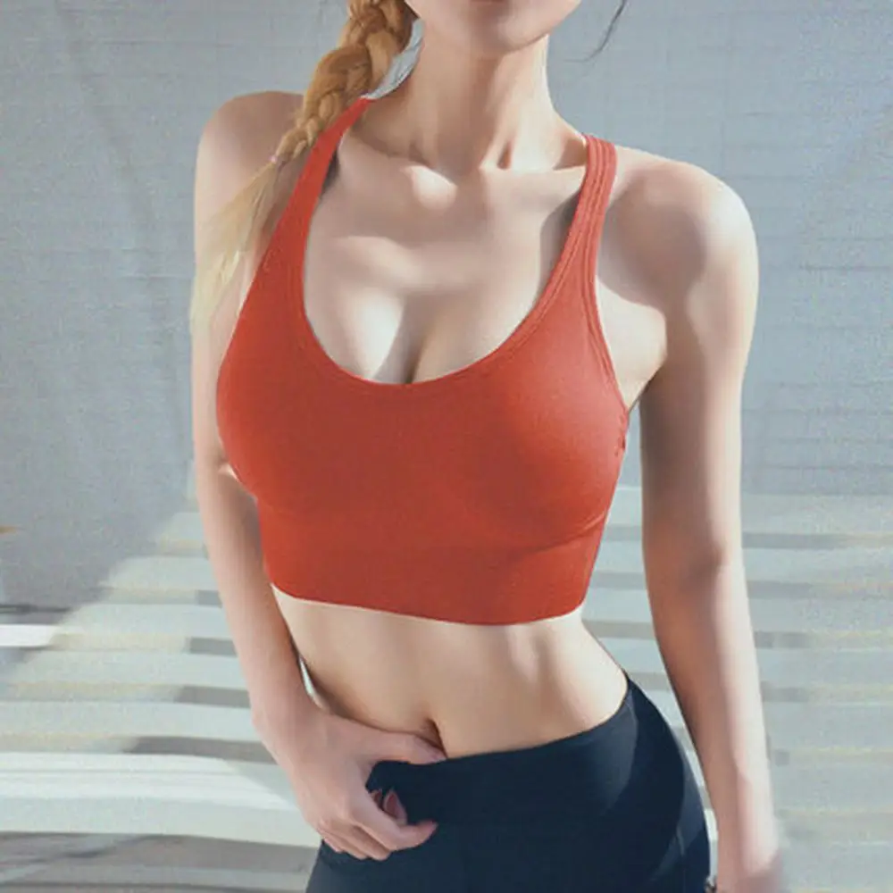 

S-XL Sports Bra Sports Underwear Shockproof Gathered Anti-sag Sports Bra Fashion Crop Tops Female Tank Camis Lingerie Underwear