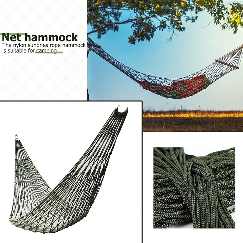 

Portable Garden Nylon Hammock swingHang Mesh Net Sleeping Bed hamaca for Outdoor Travel Camping hamak blue green red hamac