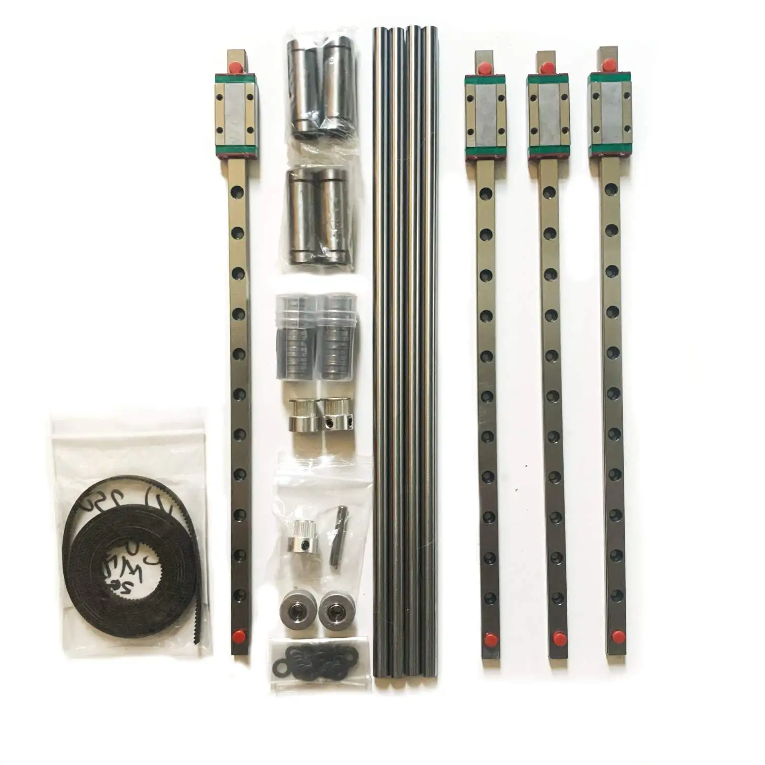 

Funssor1 комплект V1.8 3D принтер motion MGN9H Hiwin, линейный рельсовый комплект, подшипник YTP LM8LUU