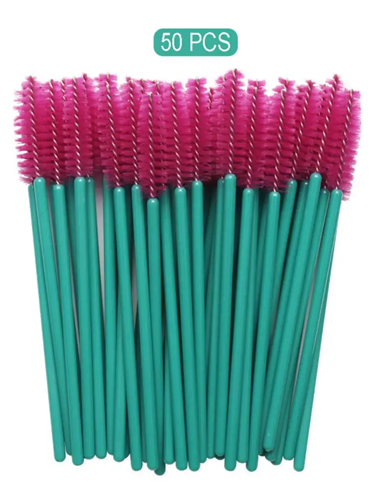 50 шт./компл. одноразовые кисти для наращивания ресниц кисть бровей тушь