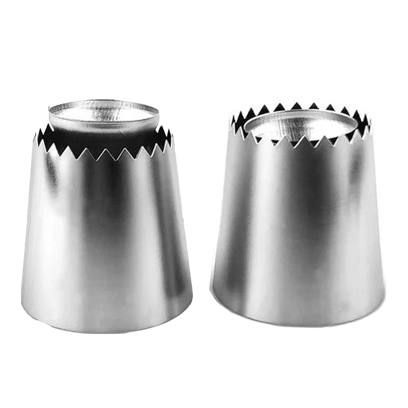 

Sultan Tube Russian Pastry Tip 1Pcs Icing Piping Stainless Steel Nozzles Large Cream Icing Piping Nozzles Cupcake Baking Tools