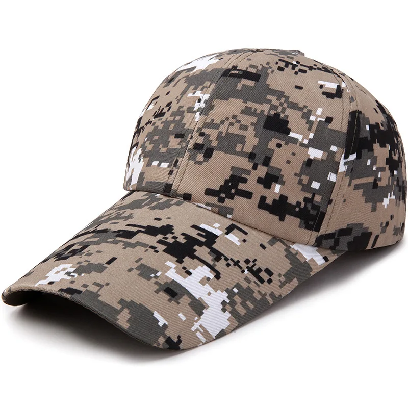 

Hat Outdoor Woman Camouflage Hat Baseball Cap Summer Jungle Men's Caps Mountaineering Shading Military Training Camp Fall Bone