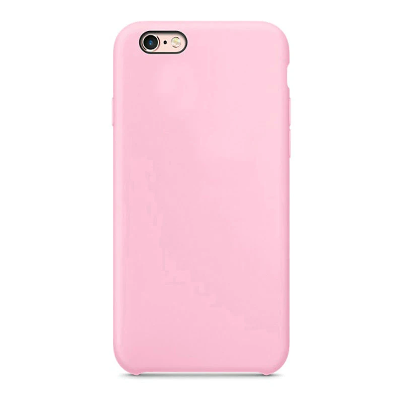 Rose Pink Официальный силиконовый чехол для iPhone 7 8 Plus, задняя крышка с логотипом для Apple iPhone 11 Pro XR X XS MAX 6 6S PLUS, чехол - Цвет: Rose Pink