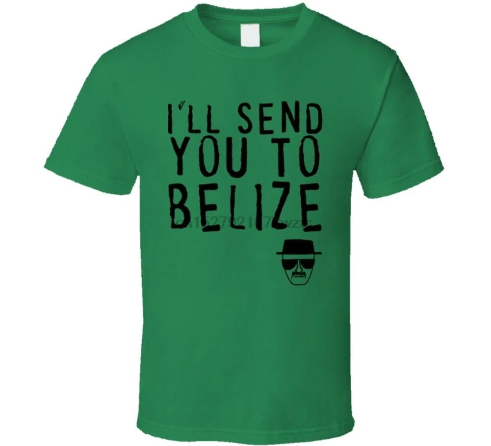 Белая футболка Heisenberg Belize funny tv Walter|Мужские футболки| |