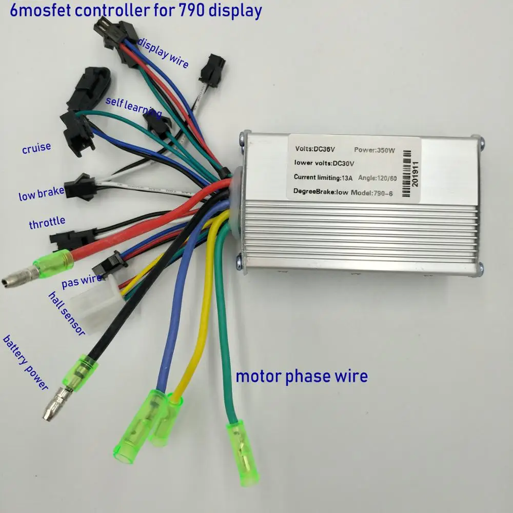 Светодиодный дисплей 790 + 6 км/ч круиз и светильник ель света контроллер BLDC 24v36v48v