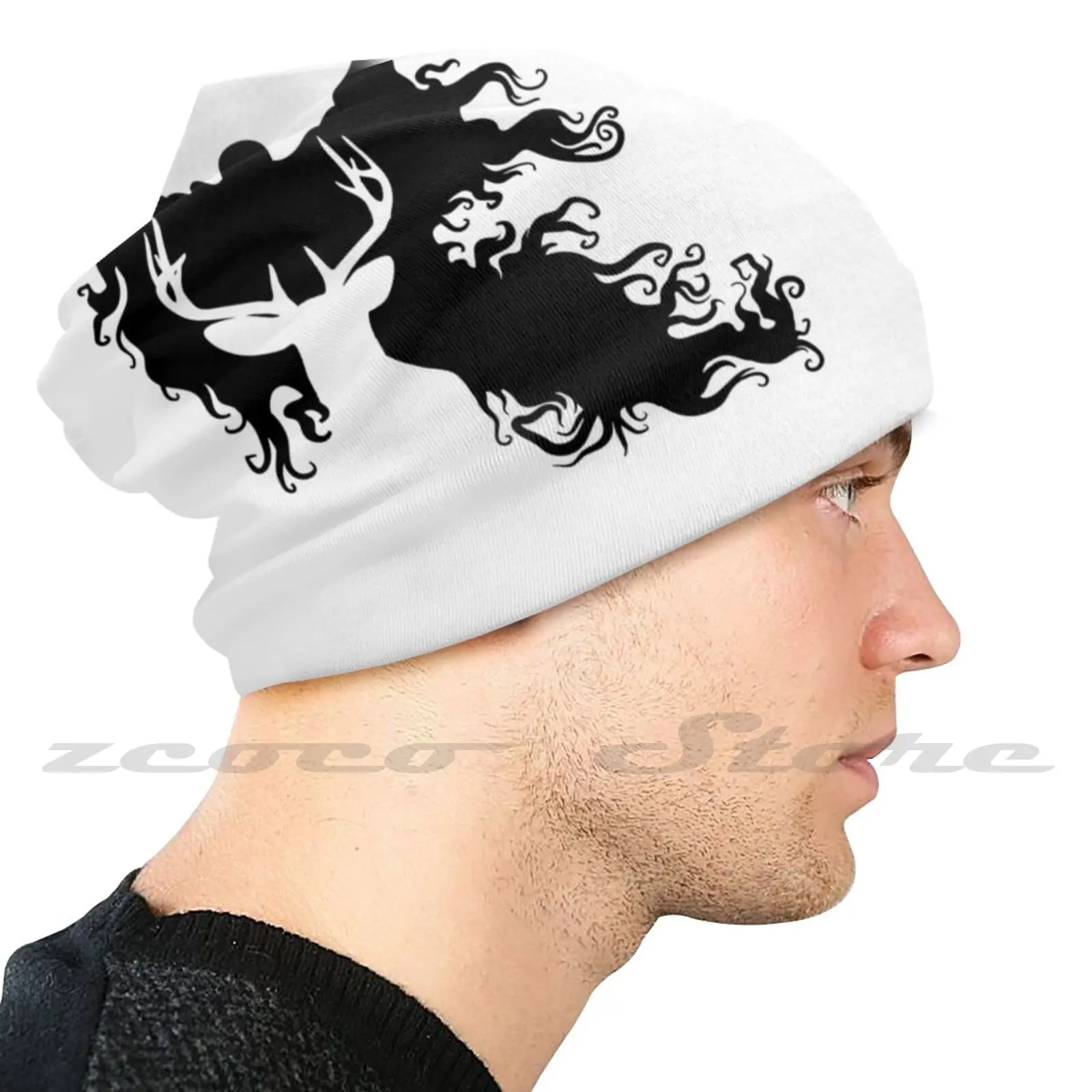 Вязаная шапка с оленем для взрослых и детей Кепка уличных видов спорта дышащие