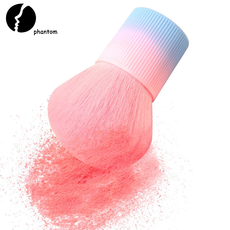 

Новая модная кисть для пудры с одним лицом Популярные градиентные розовые синие кисти для румян портативные дорожные косметические инстру...