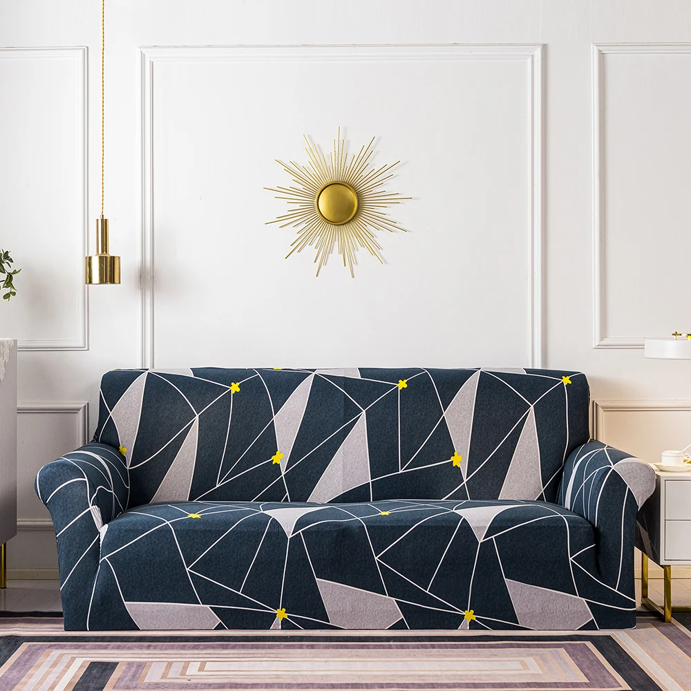 Растягивающийся чехол для дивана в клетку эластичные Чехлы гостиную стула