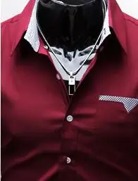 Мужская клетчатая рубашка из 100% хлопка Повседневная с длинным рукавом мягкая