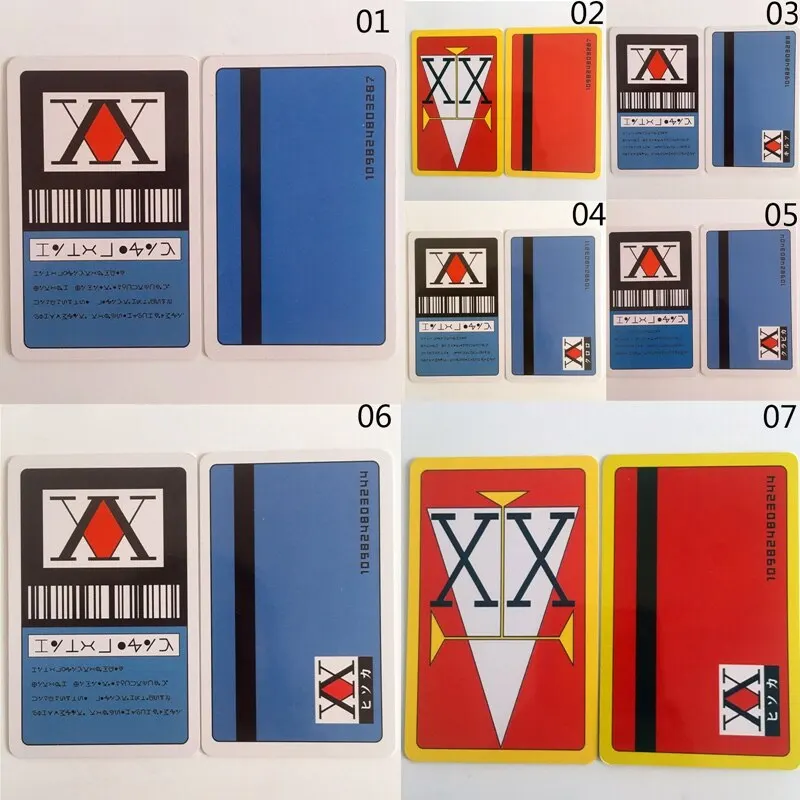 

Japan Anime License Card Cosplay Costumes Props Jie Killua Zoldyck Card