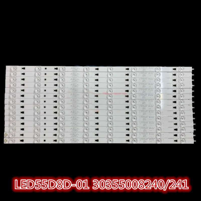 55 см светодиодный Подсветка лампы Газа для Haier &quotТВ LS55H610N F55Y 55D8D 01(C) 55D8C 30355008421 8 14