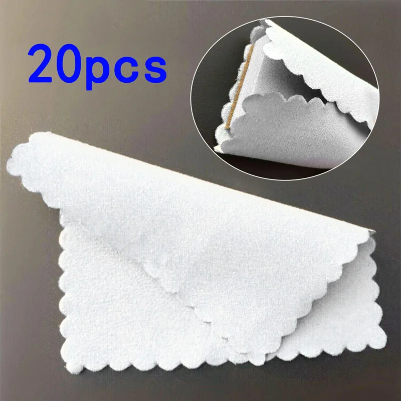 

20pcs Nano Ceramic Car Glass Cleaning Cloths Lint-Free Cloth Microfiber Cleaning Cloths Wash Towels Rag Automotive Care Supplies