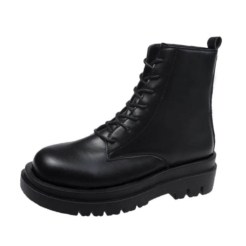 

LKSHOE 2020 New Women 's Boots Fashion Non-Slip Strong Lace -up New Women 's Riding Boots Zapatos Mujer Chaussure