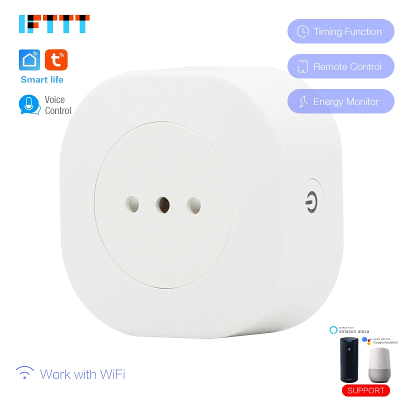 16A Италия Чили wifi Smart IT CL Plug power Monitor умная розетка голосовое интеллектуальное
