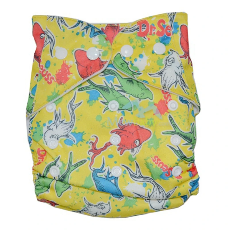 Reusable Baby Pocket Diaper One Size Fits All Adjustable Cloth with 1pc microfiber insert | Мать и ребенок