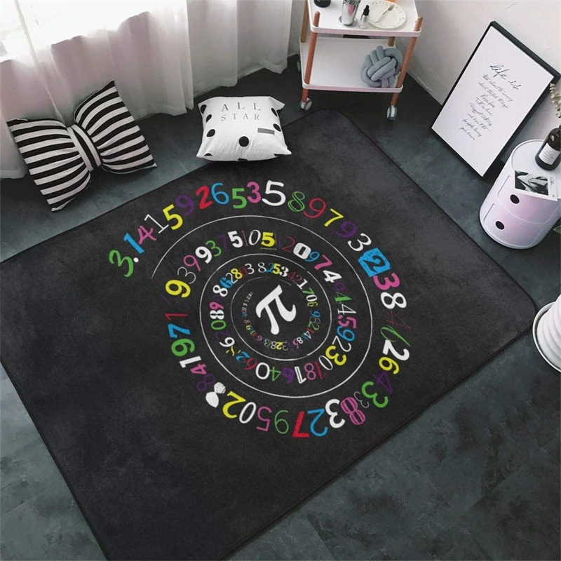Goede Spiraal Math Symbool Gebied Tapijt Anti-Slip Comfortabele Yoga Mat Vloer Tapijt Home Decor Woonkamer Slaapkamer