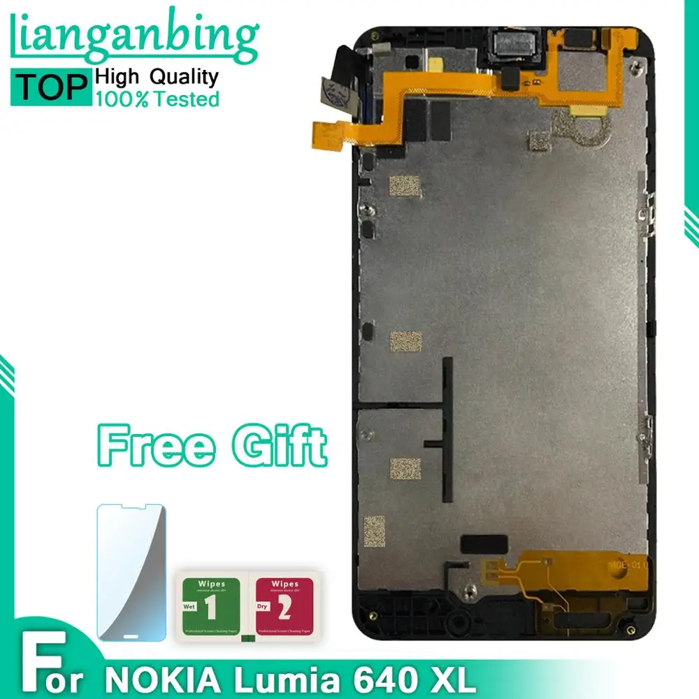 Для Microsoft Nokia Lumia 640xl 640 xl ЖК дисплей кодирующий преобразователь сенсорного экрана