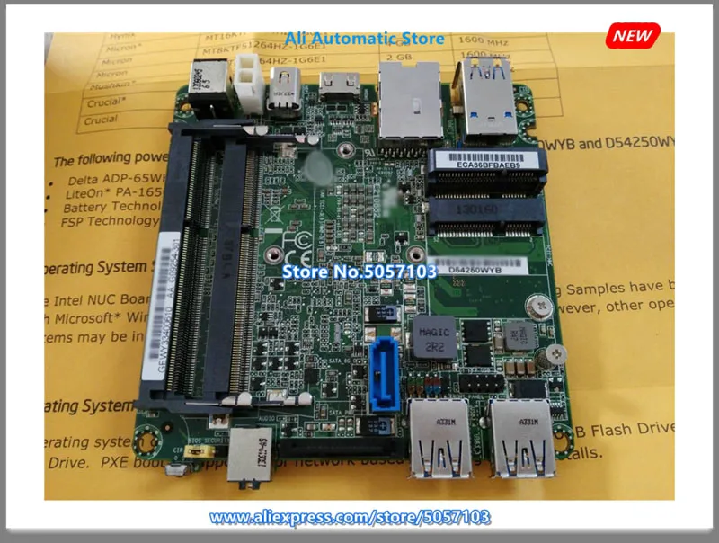 Оригинальная Фирменная Новинка NUC D54250WYKH I5 материнская плата D54250WYB | Обустройство