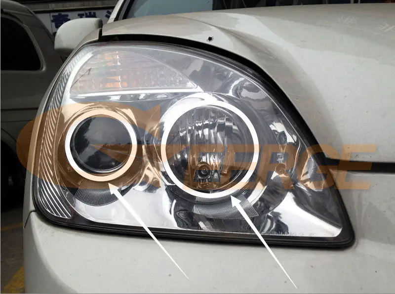 Для KIA Rondo Rondo7 2006 2007 2008 2009 2010 2011 2012 ультра яркий SMD светодиодный ангельские глазки