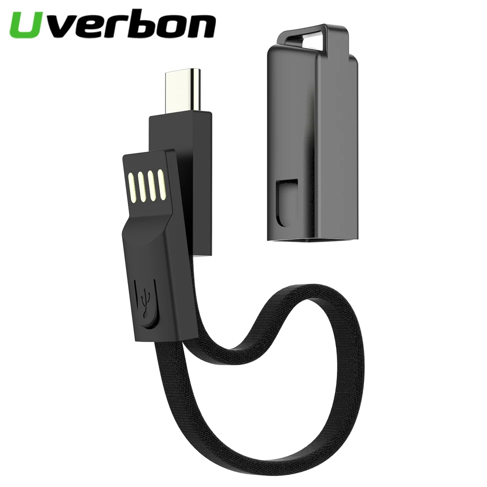Micro Usb type C брелок для быстрой зарядки для samsung Oneplus Зарядное устройство Usb C type-C брелок шнур короткий Шнур зарядное устройство