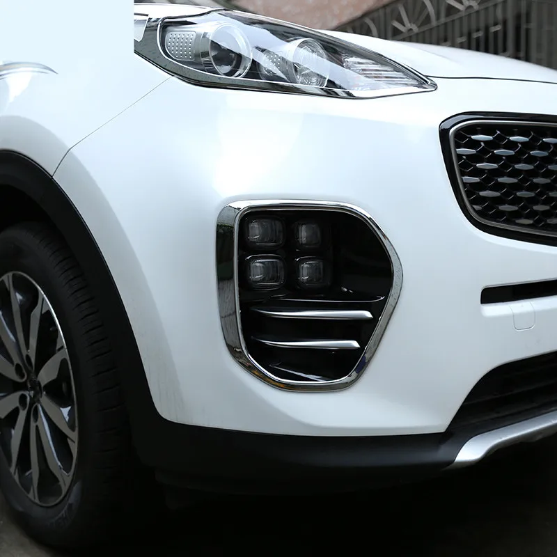 Передняя противотуманная фара для kia sportage 3 2016 2017 2018 декоративная накладка