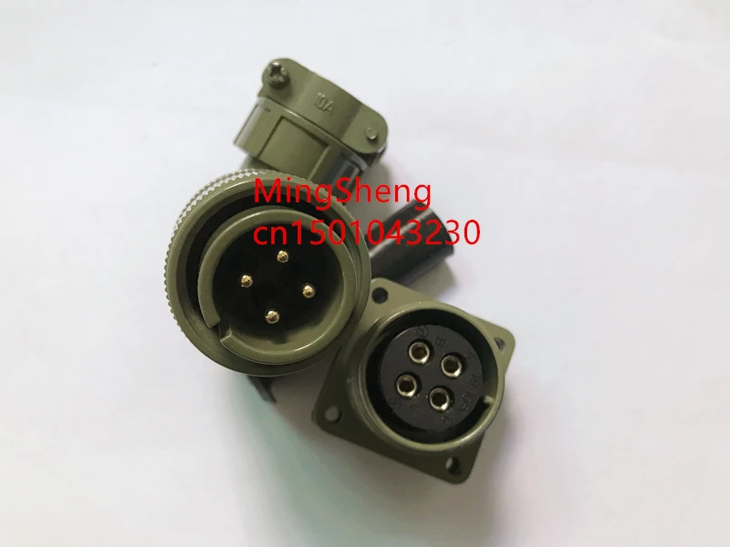 5015 MS3108A18-10P MS3102A18-10S 4 ядра американский стандарт авиационный разъем изогнутый сердечник водонепроницаемый разъем