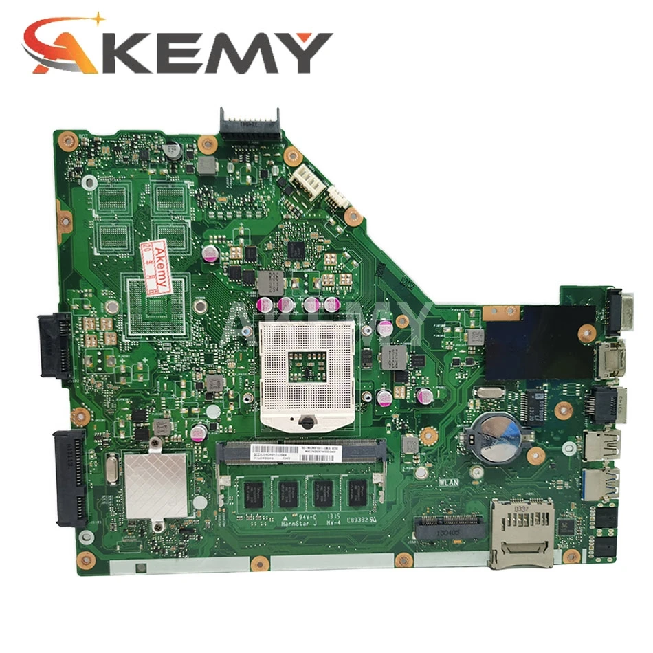 Материнская плата X55C X55VD для ноутбука Asus X55V системная SLJ8E REV.2.2 2 1 с ОЗУ Гб работает