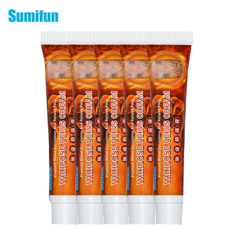 Сумифун 5 шт. варикозное расширение вен чудо крем для варикоза ангиит средство