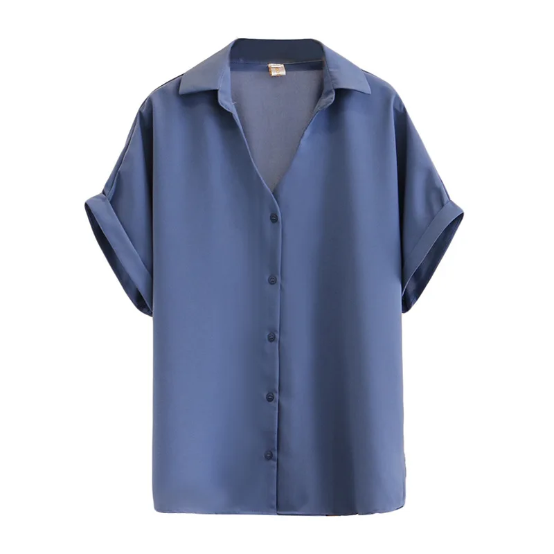 Женская летняя рубашка женская блузка с коротким рукавом женские шифоновые топы