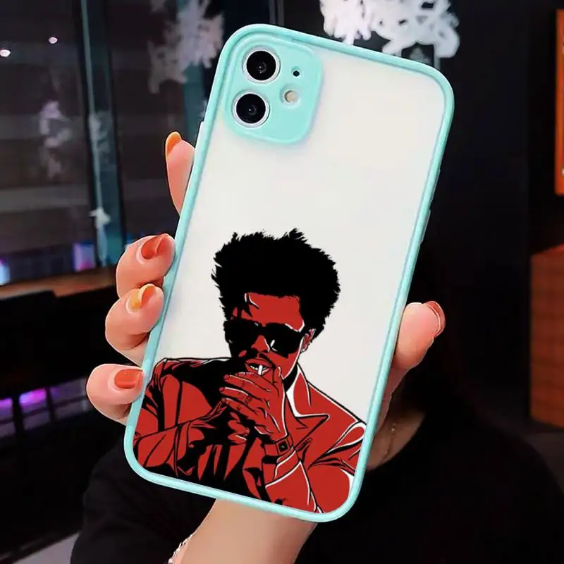 

Rapper The Weeknd XO Phone Cases matte transparent For iphone 7 8 11 12 plus mini x xs xr pro max cover