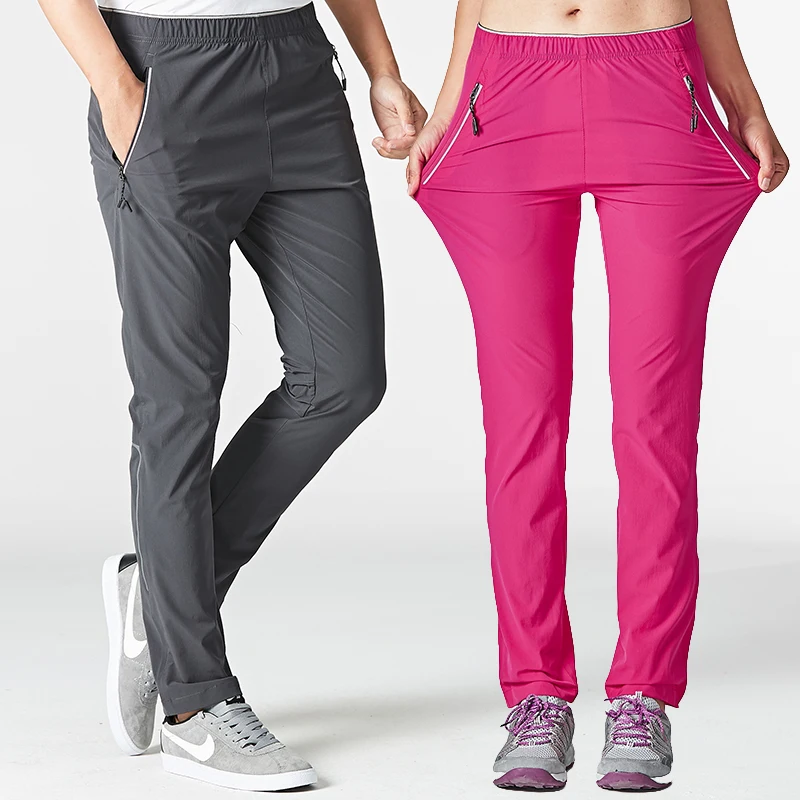 Мужские и женские эластичные брюки для походов летние быстросохнущие