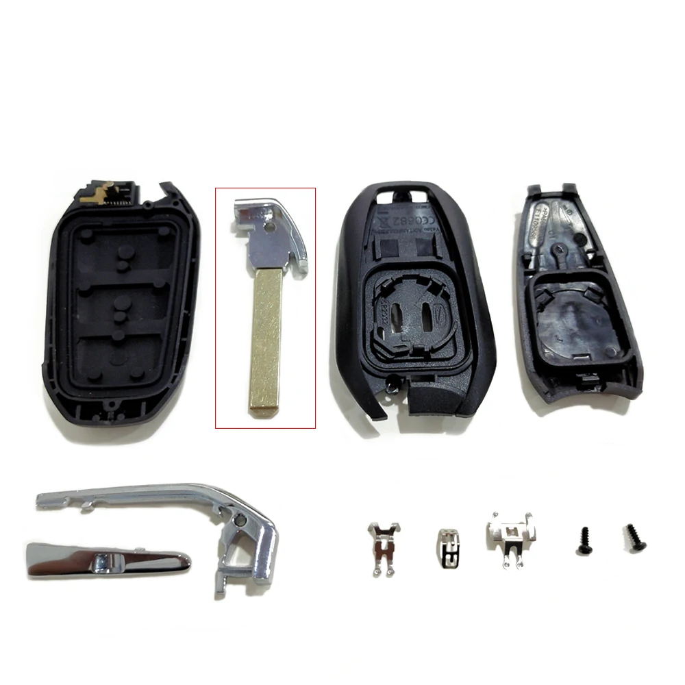 Okeytech 3 кнопки дистанционного ключа автомобиля в виде ракушки чехол КРЫШКА ДЛЯ