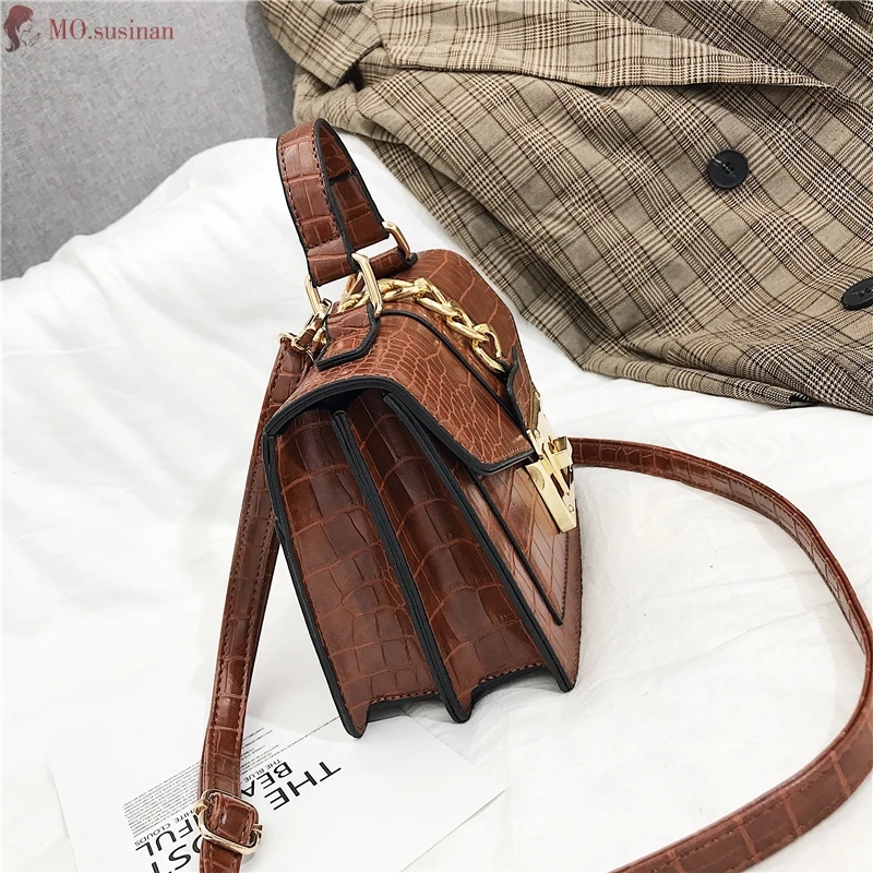 Women Bag Female Leather Handbags Small Messenger Bag Chain Flip Tote Crossbody Bags for Women Vintage Shoulder Bag Bolsos